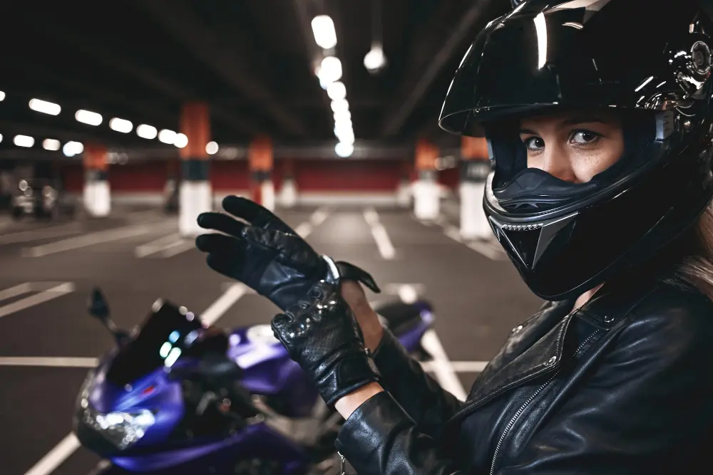 Sécurité moto nuit ville